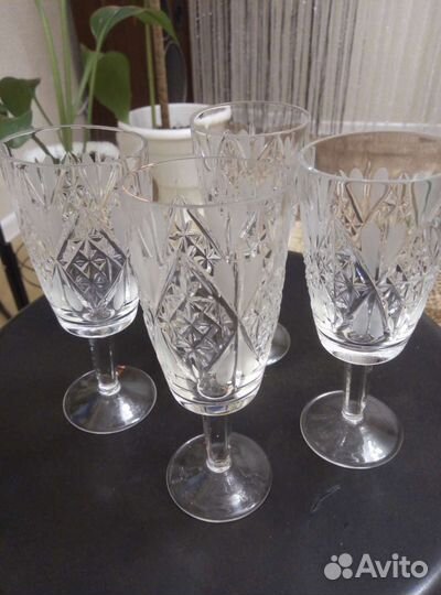 Фужеры хрустальные СССР
