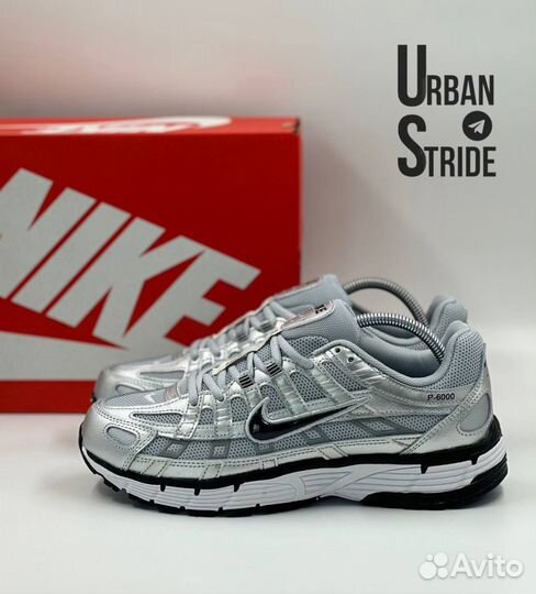 Кроссовки Nike P-6000 metallic silver