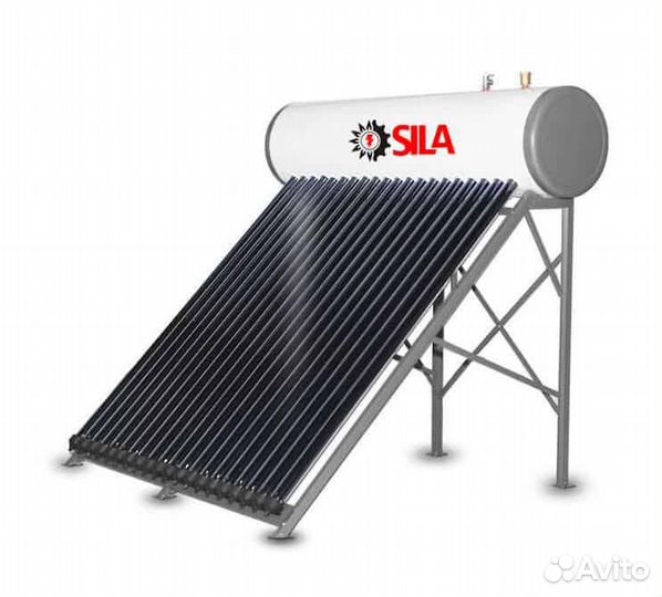 Солнечный коллектор 300 л., нерж, медь