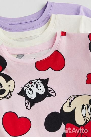 Футболка для девочки H&M 122/128 комплект