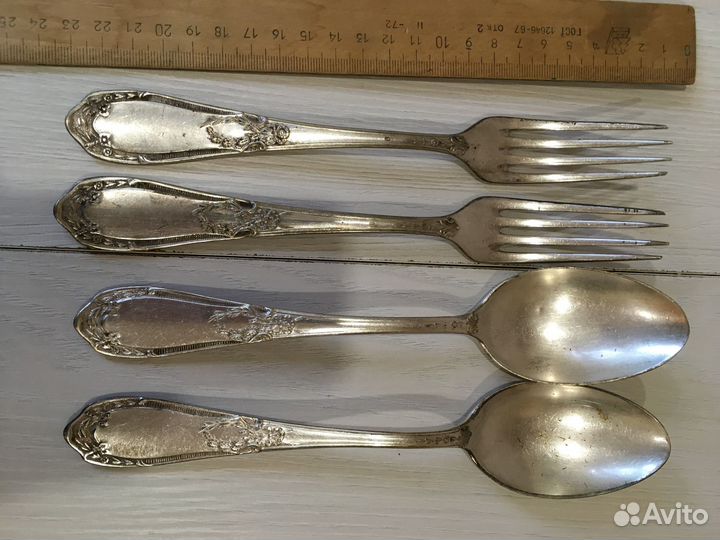 Ложки столовые мнц зиш мельхиор СССР
