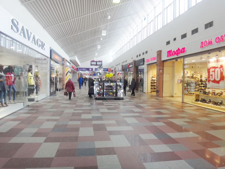 Торговое помещение в трц Рубин, от 2 до 2000 м²