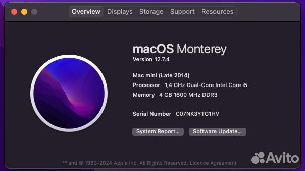 Apple Mac mini Late 2014 (Core i5) + Magic Mouse