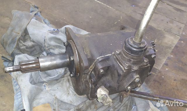 Кпп УАЗ старого образца, 4-х ступенчатая