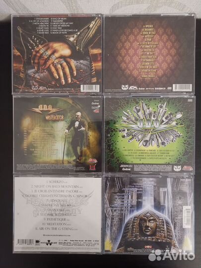 6шт. CD U.D.O. (Accept) Лицензия Fono, цена за все