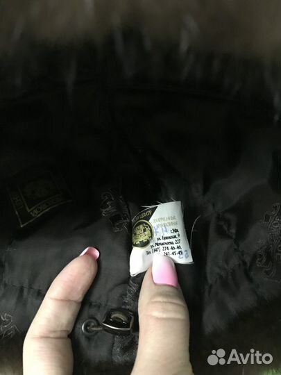 Шапка норковая натуральная р.57-58