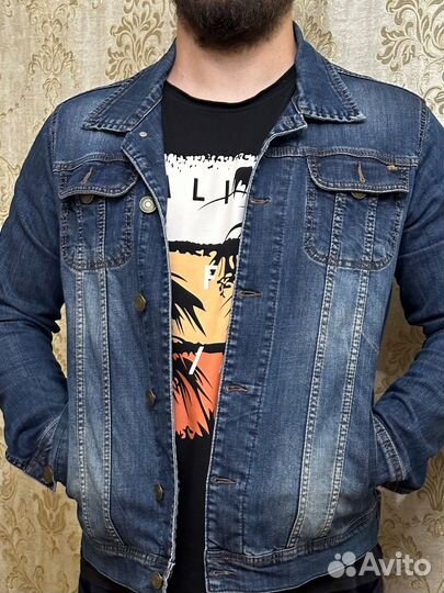 Джинсовая куртка мужская