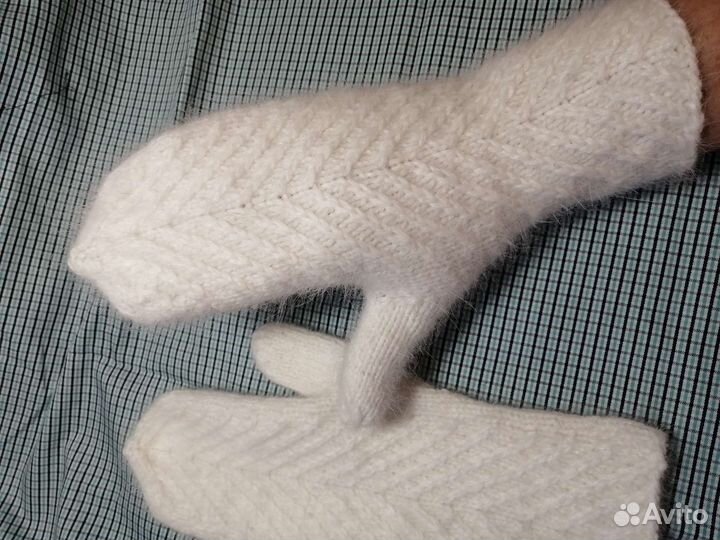 Варежки из меха норки