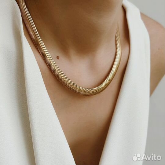Колье цепь змея