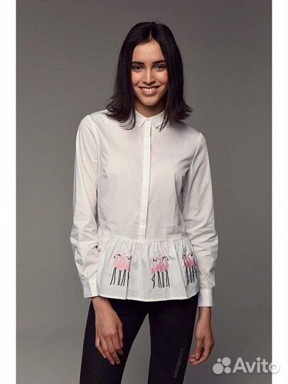 Блуза твое белая с вышивкой