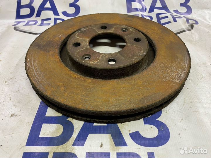 Диск тормозной передний Ситроен С 4