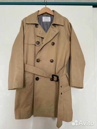 Тренч плащ Zara 134 см 9 лет