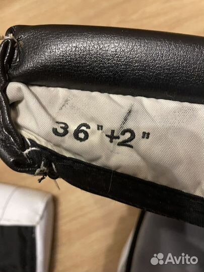 Вратарские щитки Vaughn 36+2 (обрезаны)