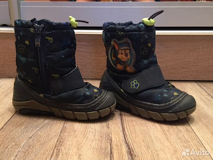 Детские демисезонные непромокающие сапоги