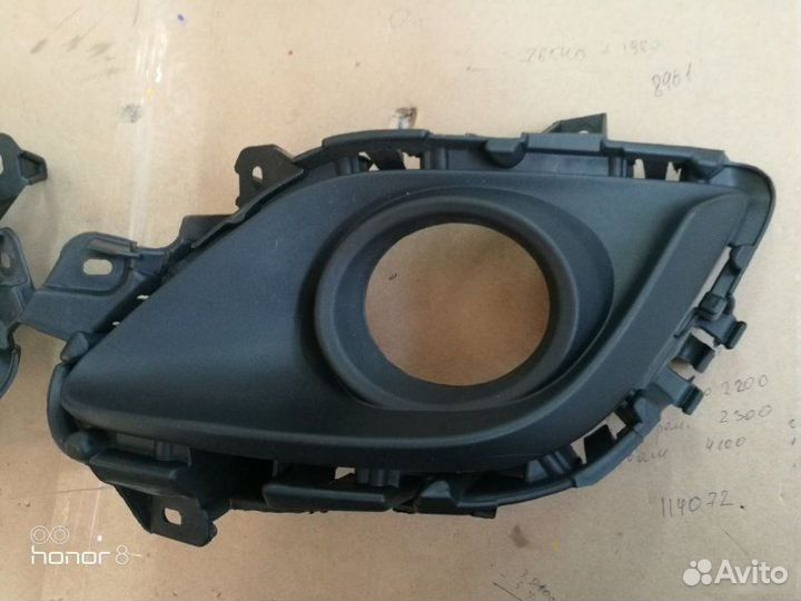 Накладка туманки решетка птф Mazda 6 GJ