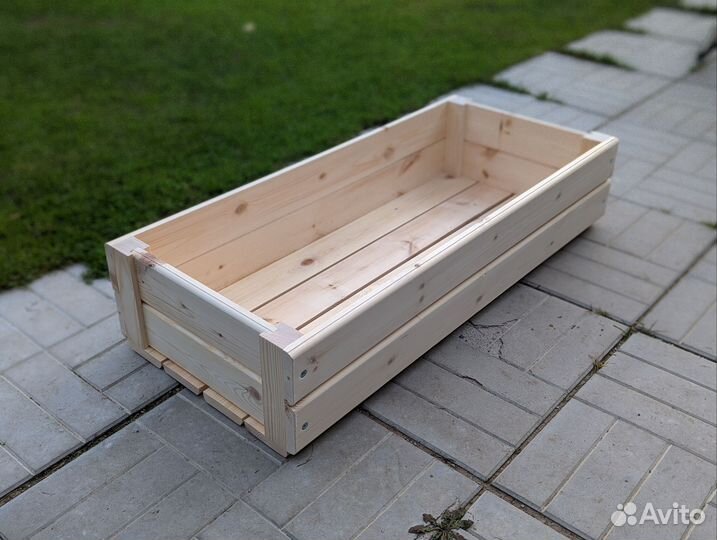 Деревянные кашпо для цветов