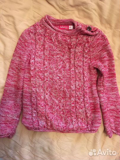 Джемпер для девочки вязаный 104