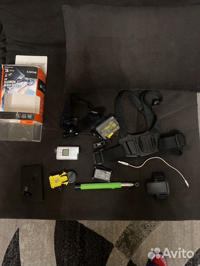 Экшн камера sony hdr as100v