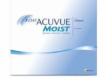 Контактные линзы acuvue 1 day moist новые 180 штук