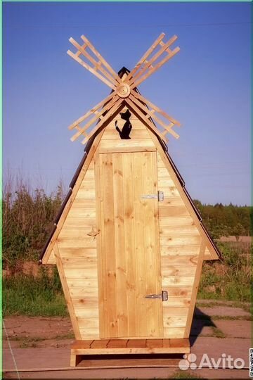 Дачный туалет с установкой SKU003