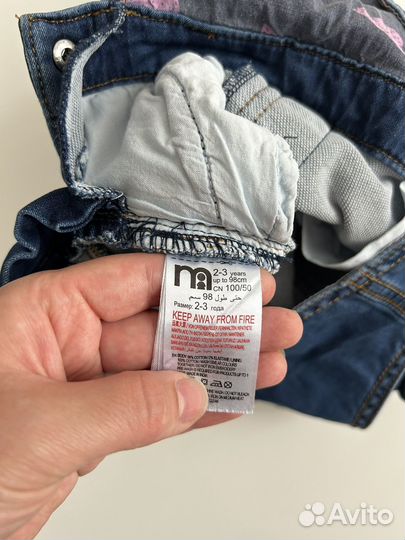 Джинсовый комбинезон Mothercare 2-3 года