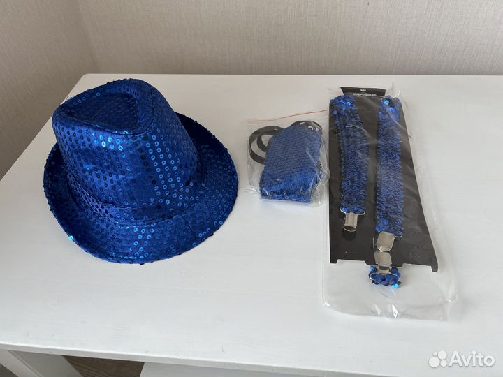 Шляпа, галстук и подтяжки для мальчика праздничный