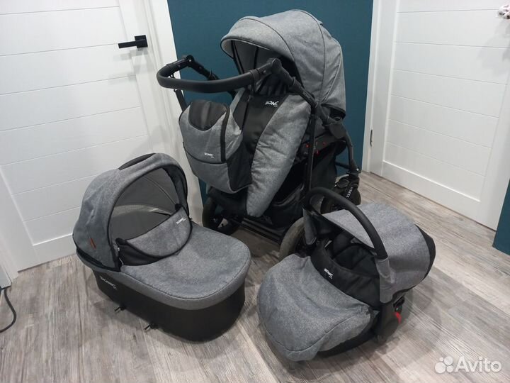 Коляска sonic Plus 3в1