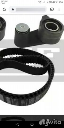 Натяжной ролик и ремень грм на вольво