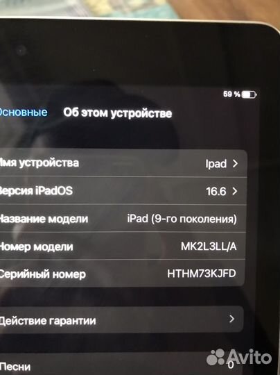 iPad 9 поколения