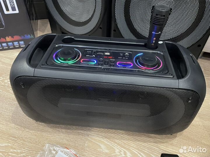 Блютуз колонка как jbl + караоке 250w