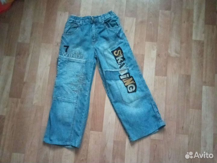Джинсы брюки для мальчика рост 122 Gloria jeans