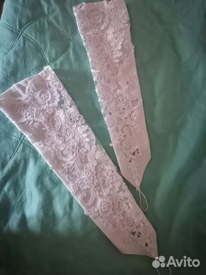 Перчатки свадебные