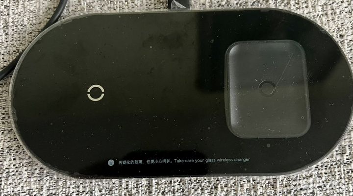 Беспроводная зарядка Baseus Simple 2in