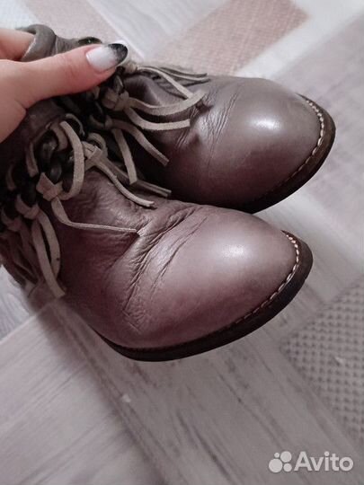 Ботинки женские,38.5 размер, натуральные