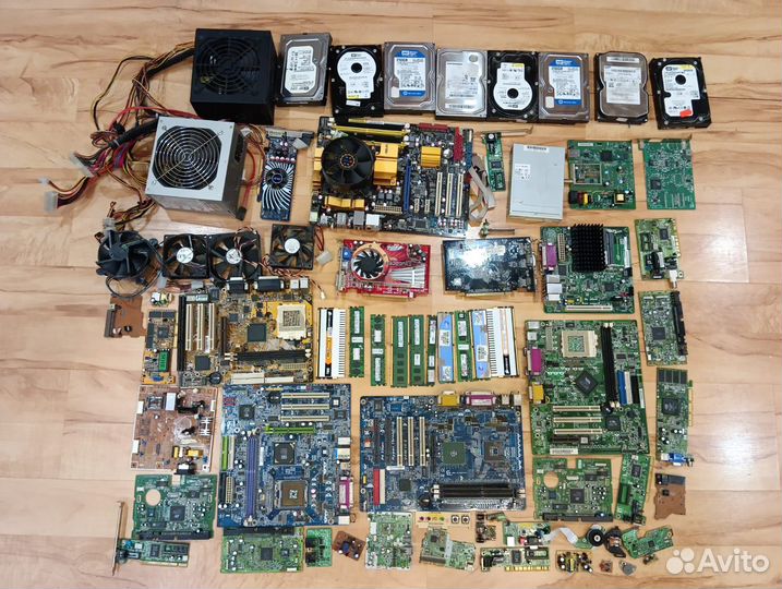 Электронные платы, электроника, офисная техника