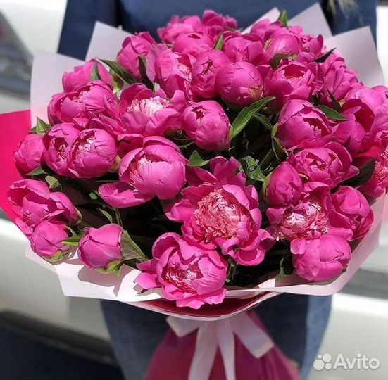 Пионы Букеты Цветы Доставка
