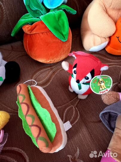 Мягкие игруки пакетом
