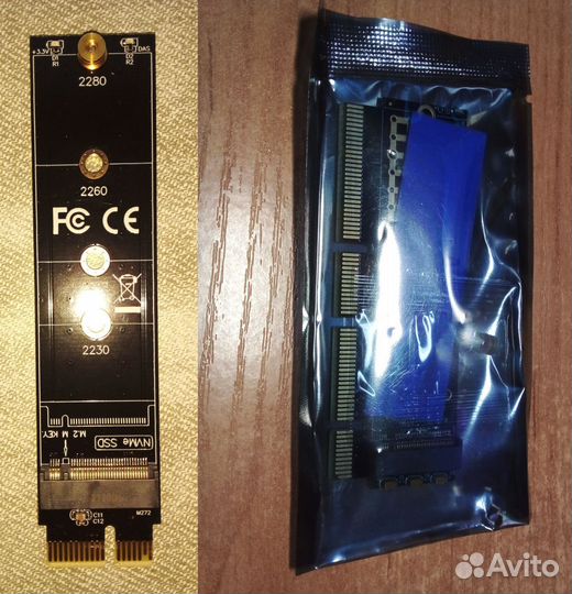 Адаптер переходник pcie - ssd m2 nvme