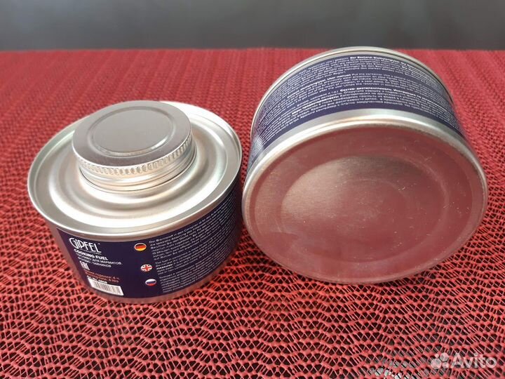 Топливо для фондю, мармита, чайника Gipfel