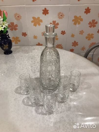 Графин хрустальный СССР