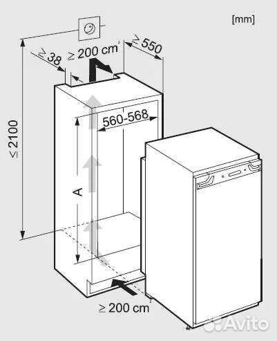 Встраиваемая морозильная камера Miele F 9252 I-1