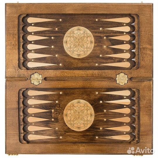 Шахматы и нарды резные Бухарест 50 х 50 см бук Армения 62605