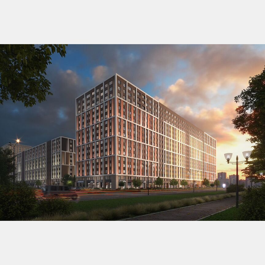 Апартаменты-студия, 23,6 м², 12/17 эт.