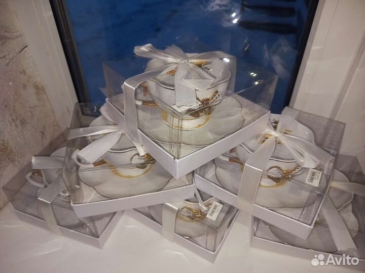 Фарфоровые чашки Lefard 6 штук набор