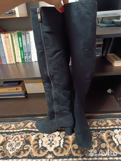 Сапоги зимние ботфорты