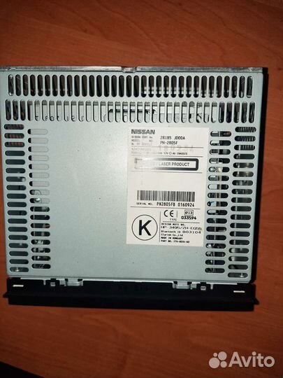 Штатная магнитола на nissan qashqai 1 поколения