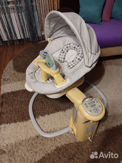 Электронные качели для новорожденных