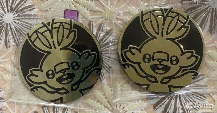 Монеты(фишки,жетоны) покемон кки (TCG) Scorbunny