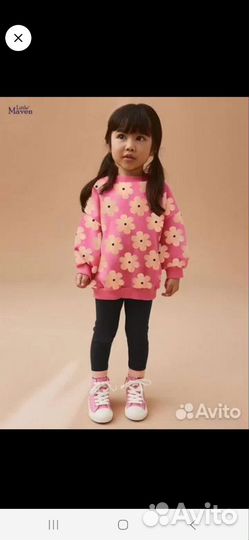 Свитшоты леггинсы колготки Next на девочку 104-110