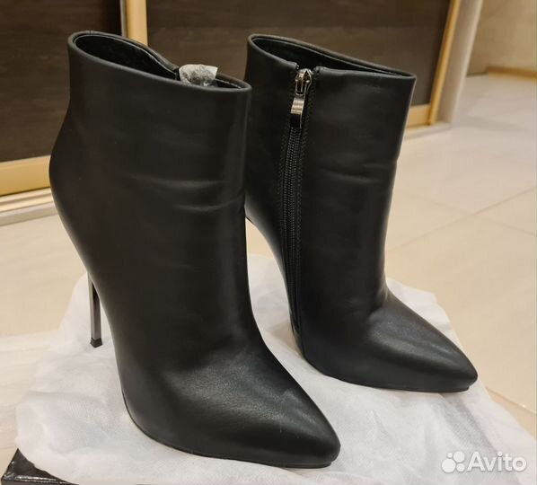 Ботильоны, натуральная кожа, 37 размер